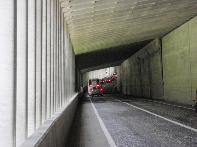 新穂高ロープウェイへ行く道