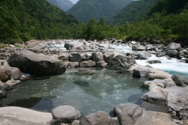 露天風呂の日です。