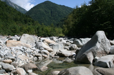 天然の露天風呂